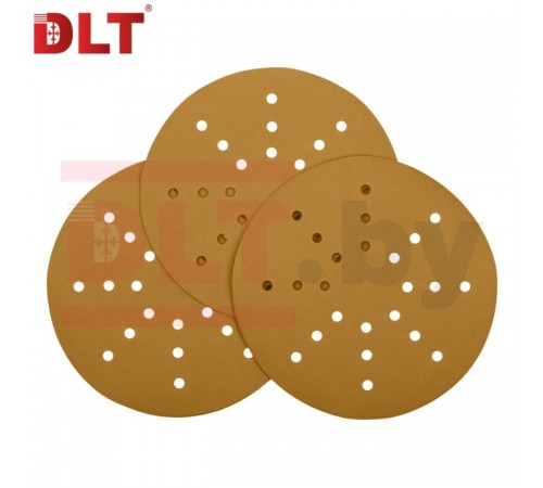 Круг шлифовальный DLT GrandFlex GOLD, P150, 225мм, 10шт, (на бумаге, оксид алюминия), арт.4519
