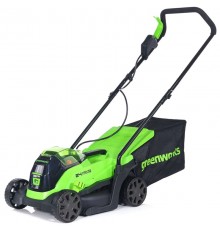 Газонокосилка аккумуляторная Greenworks GD24LM33K4 33см
