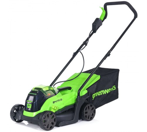 Газонокосилка аккумуляторная Greenworks GD24LM33K4 33см