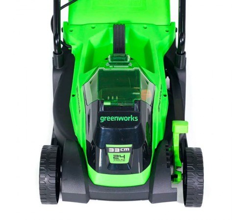 Газонокосилка аккумуляторная Greenworks GD24LM33K4 33см