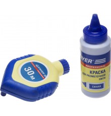 2-06383-H2 Набор STAYER Нить разметочная с синей краской в 2-хкомпонентном корпусе115гх30м