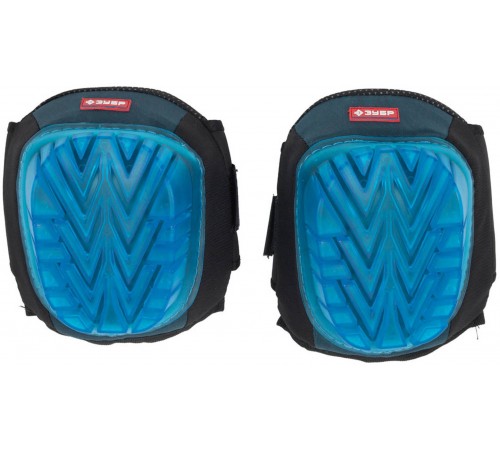 11522 Наколенники ЗУБР ЭКСПЕРТ с гелевым наполнителем. пластиковой накладкой