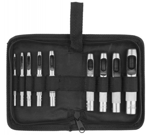 Набор ЗУБР Пробойники для кожи, 3-13 мм, 9шт 22949-Н9