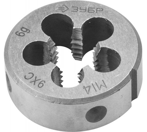 4-28022-14-1.5 Плашка ЗУБР МАСТЕР круглая ручная, М14х1,5