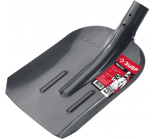 Лопата совковая ЗУБР Мастер, 360х230 мм, полотно 1,6мм, заклено, тип ЛСП, без черенка 39428