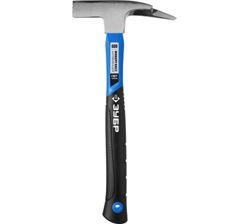 20203_z01 Молоток кровельщика ЗУБР Профессионал с фиберглассовой рукояткой 600г