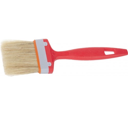 01015-063 Кисть плоская ЗУБР УНИВЕРСАЛ-СТАНДАРТ,  натуральная щетина, пластмассовая ручка, 2,5/63мм
