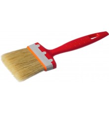 01015-075 Кисть плоская ЗУБР УНИВЕРСАЛ-СТАНДАРТ,  натуральная щетина, пластмассовая ручка, 3/75мм