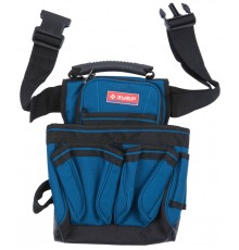 38634 Подсумок поясной ЗУБР ЭКСПЕРТ, держатель для молотка, 7 карманов, доп.ручка