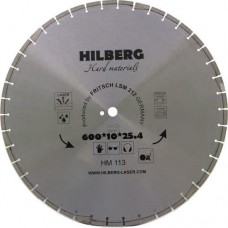 HM113 Диск алмазный отрезной Hilberg Hard Materials Лазер 600x10*25.4мм