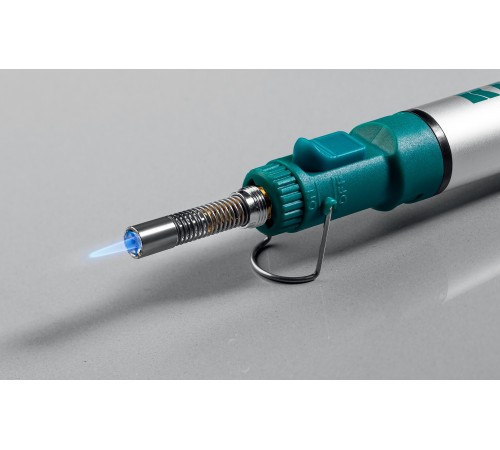 Паяльник газовый KRAFTOOL SolderGas, горелка, фен, набор 8х1, 70В, 30-70Вт, 1300°С 55504-Н8