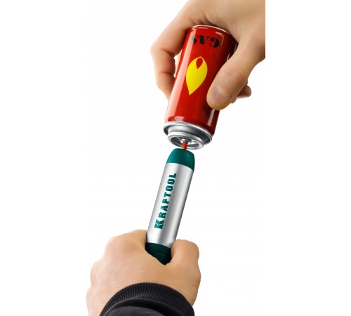 Паяльник газовый KRAFTOOL SolderGas, горелка, фен, набор 8х1, 70В, 30-70Вт, 1300°С 55504-Н8