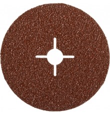 35585-125-024 Круг шлиф. ЗУБР Профи фибровый для УШМ, 125мм, P24