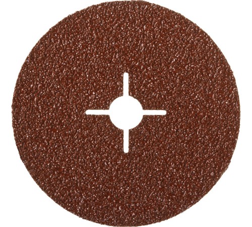 35585-125-024 Круг шлиф. ЗУБР Профи фибровый для УШМ, 125мм, P24