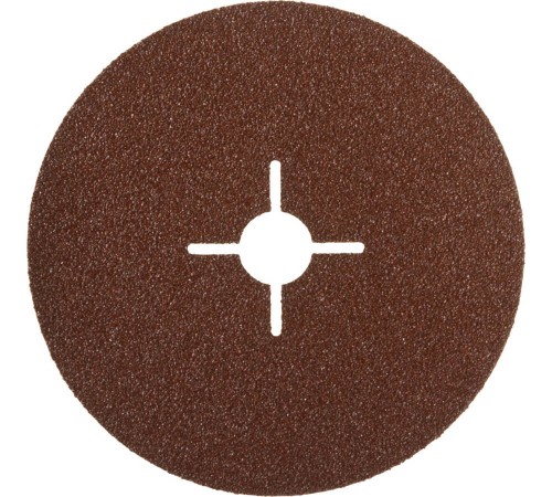35585-125-060 Круг шлиф. ЗУБР Профи фибровый для УШМ, 125мм, P60