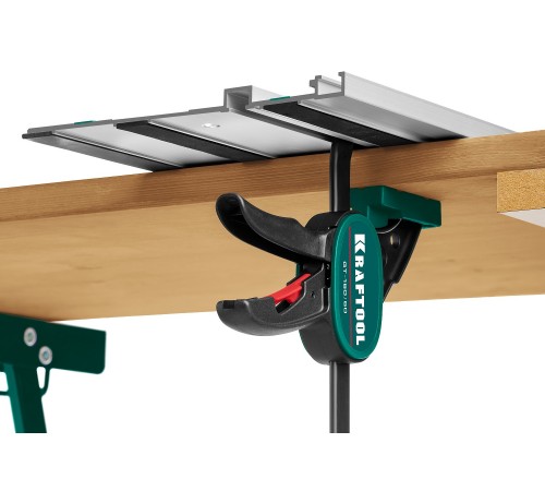 32237 Струбцина пистолетная KRAFTOOL GT-160/60мм быстрозажимная для направляющих шин