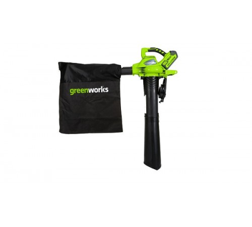 Пылесос-воздуходувка GREENWORKS GD40BV 40 V без акб и з/у