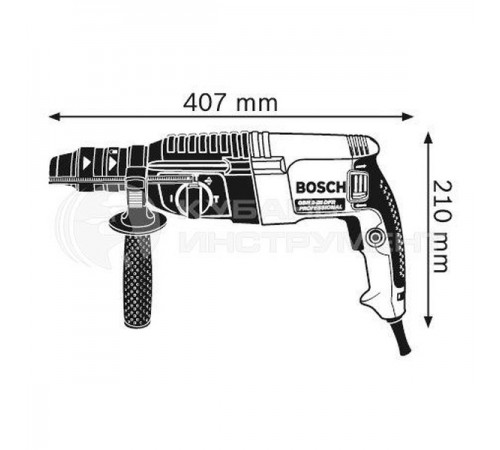 0611254768 Перфоратор Bosch GBH 2-26 DFR