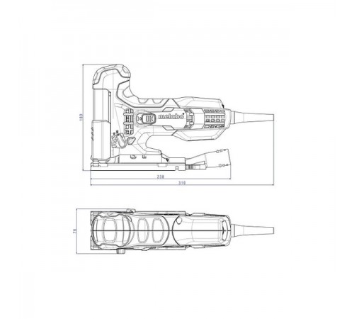 Лобзик METABO STE 100 Quick 601100000