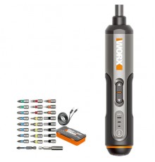 Отвертка аккумуляторная WORX WX 240 + набор бит (26 шт)