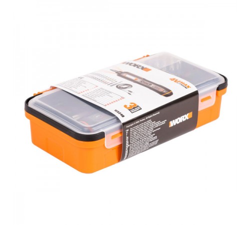 Отвертка аккумуляторная WORX WX 240 + набор бит (26 шт)