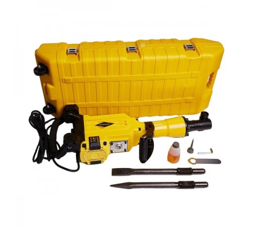 HRH2150VC Отбойный молоток Hanskonner, 2100Вт, 50Дж, HEX 30мм, кейс на колес, кабель 5м