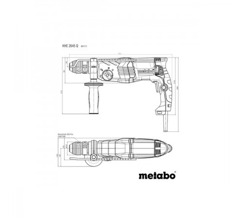 Перфоратор METABO KHE 2645 Q 601711500