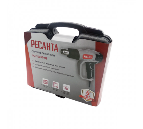 Фен строительный Ресанта ФЭ-2000ЭКД