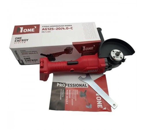 УШМ  акк. бесщеточная NUMBER ONE AG125-20/4.0-C