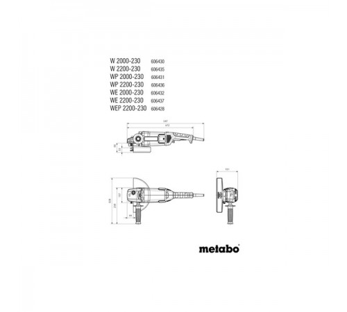 УШМ METABO WE 2000-230 606432000