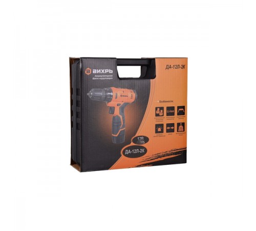 Дрель-шуруповерт аккумуляторная Вихрь ДА-12Л-2К (2,0 Ач)