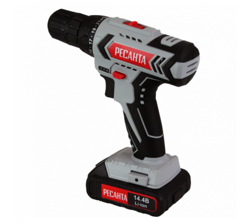 Дрель-шуруповерт аккумуляторная Ресанта ДА-14-2ЛК