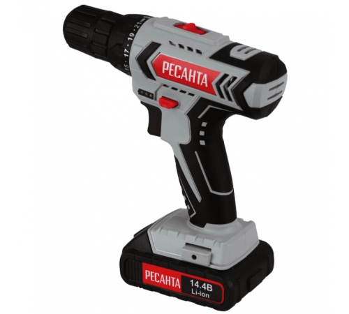 Дрель-шуруповерт аккумуляторная Ресанта ДА-14-2Л 75/14/3