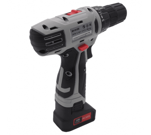 Дрель-шуруповерт аккумуляторная Ресанта ДА-24-2ЛК 75/14/7