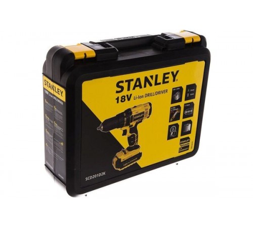 Дрель аккумуляторная STANLEY SCD 201 D2K