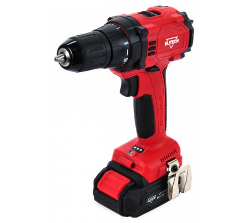 Дрель аккумуляторная Elitech ДА 12БЛ2 2акб 2ач