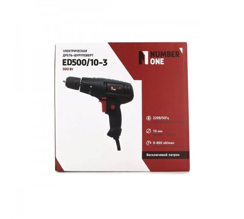Шуруповерт сетевой NUMBER ONE ED500/10-3