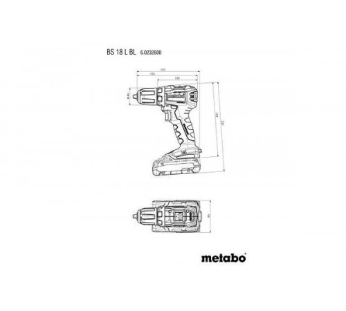 Шуруповерт аккумуляторный METABO BS 18 L BL 602326500