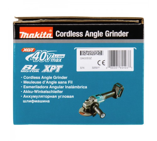 УШМ аккумуляторная Makita GA005GZ