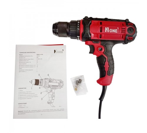 Шуруповерт сетевой NUMBER ONE ED650/13-PRO