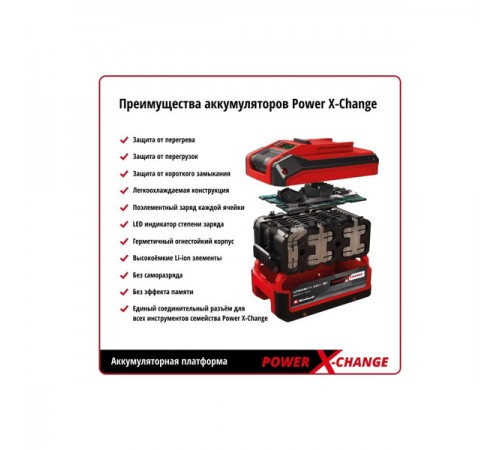 Фен аккумуляторный Einhell PXC TE-HA 18 Li - Solo