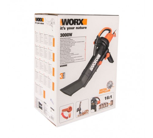 Воздуходувка-пылесос WORX WG505E