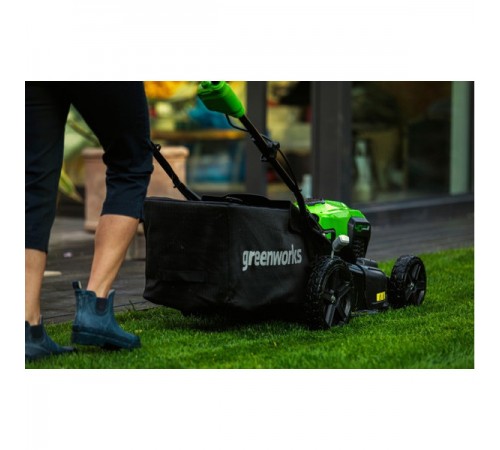 Газонокосилка аккумуляторная Greenworks  GD40LM46SP самоходная 40V