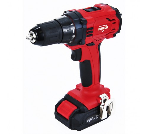 Дрель аккумуляторная Elitech ДА 12СЛ2 (2,0Ач)
