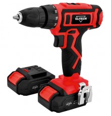 Дрель аккумуляторная Elitech ДМ ДА 122СЛ E2201.015.01
