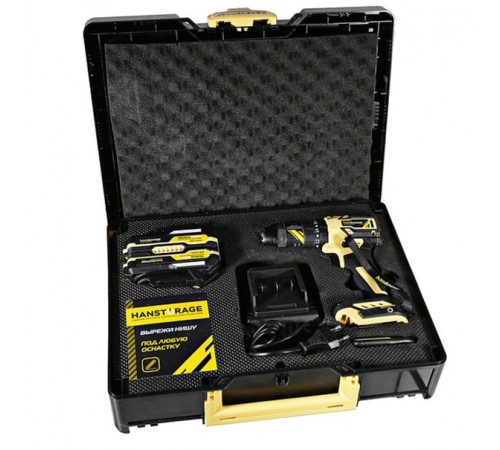 Дрель акк б/щ удар Hanskonner PLATINUM HCD2065PRO