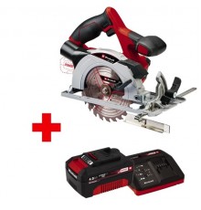 Пила циркулярная аккумуляторная Einhell PXC TE-CS 18/165-1 Li + 1 АКБ PXC 4Ач 18В + ЗУ 3А