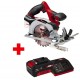 Пила циркулярная аккумуляторная Einhell PXC TE-CS 18/165-1 Li + 1 АКБ PXC 4Ач 18В + ЗУ 3А