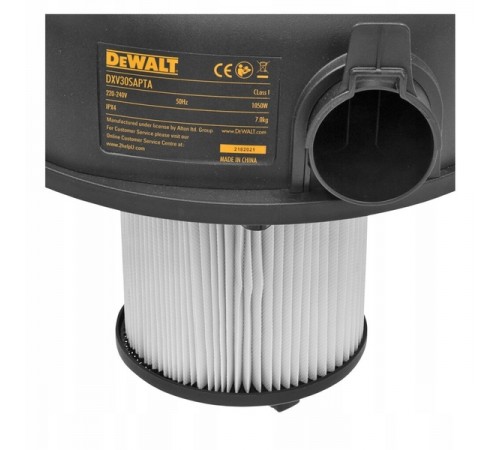 Пылесос строительный DEWALT DXV30SAPTA-QT 750Вт 30л