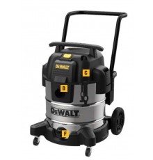 Пылесос строительный DEWALT DXV50SPTA 1300вт, 50л
